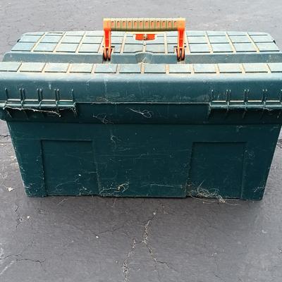 LOT 182: Porter-Cable Laminate Trimmer and Power Unit, and Tool Boxes with Tools and More