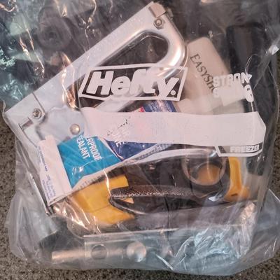 LOT 184: Porter Cable Circular Saw, Black & Decker Jig Saw, Milwaukee Belt Sander and More