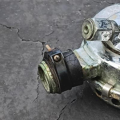 LOT 185: Vintage Scuba Mask Aqua-Lung Regulators