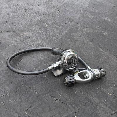 LOT 185: Vintage Scuba Mask Aqua-Lung Regulators
