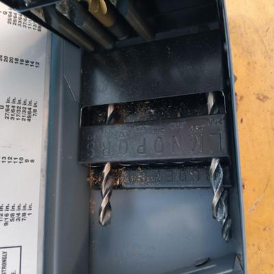 LOT 188: Large Selection of Drill Bits and Socket Set