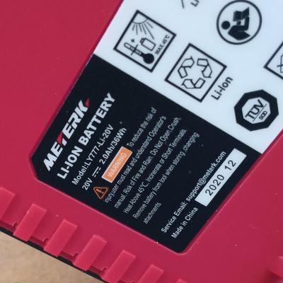 LOT 189: Meterk Batter Jigsaw with Battery and Charger, Tool Set, Fasteners and More