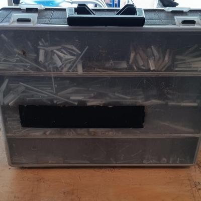 LOT 189: Meterk Batter Jigsaw with Battery and Charger, Tool Set, Fasteners and More