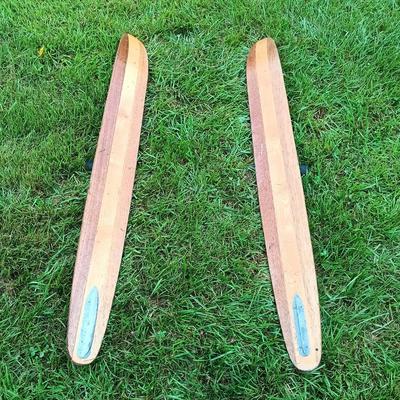 LOT 217: Cypress Gardens Wooden Water Skis