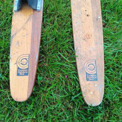 LOT 217: Cypress Gardens Wooden Water Skis