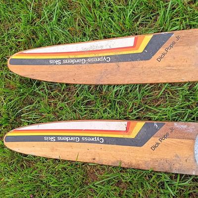 LOT 217: Cypress Gardens Wooden Water Skis