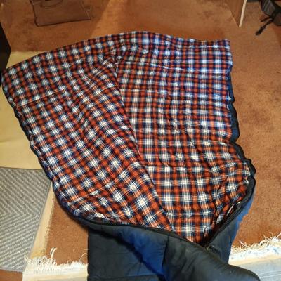 LOT 220: Set of (3) Flannel Lined Sleeping Bags
