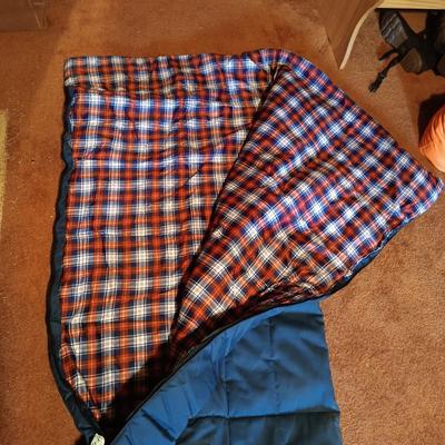 LOT 220: Set of (3) Flannel Lined Sleeping Bags