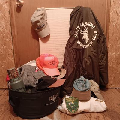 LOT 221: Collection of New Jersey Local Items - Council of Carpenters, Mays Landing Hunting Club & More