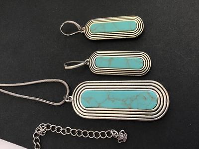 Beautiful Reversal Necklace with Earrings Statement