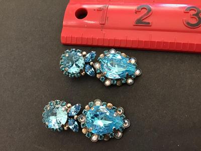 Sorrelli Vintage Drop Earrings Beautiful Large Signed