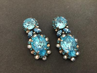 Sorrelli Vintage Drop Earrings Beautiful Large Signed