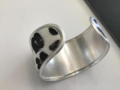 Fuzzy Cow Cuff