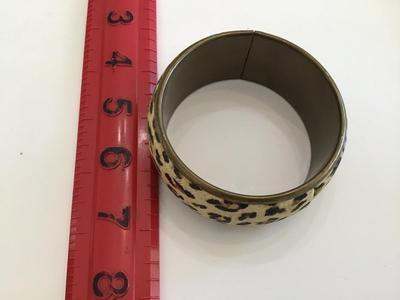 Brass Leopard Bangle Vintage