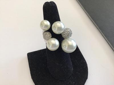 Gorgeous Silver Plated Large Statement