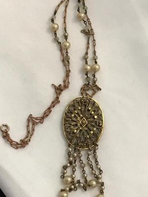 Vintage Necklace Clasp gold Filled Has Wear