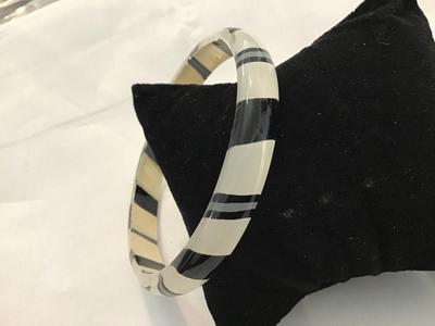 Black White Stripes Bangel