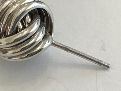 925 Knot Earrings