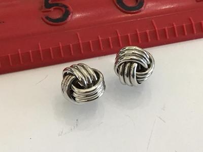925 Knot Earrings