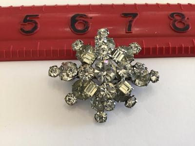 Rhinestone Brooch Vintage