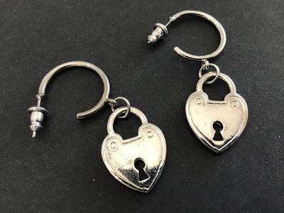 Heart Lock Earrings
