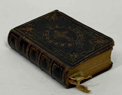 Sale Photo Thumbnail #16: Title translates to: Spiritual Exercises of Great Help to Christians Who Desire to Work Out Their Salvation: New Edition.  As best as we can tell, published by the Catholic Church in Bayonne, France (a large city is the Basque region of Southern France) i