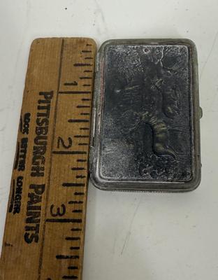 Sale Photo Thumbnail #11: box missing lid, homemade handle?, badly corroded small box