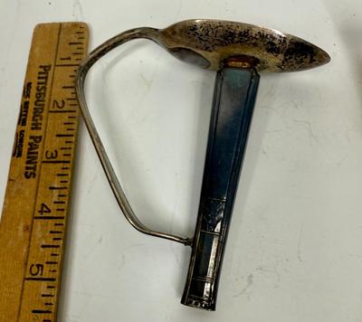 Sale Photo Thumbnail #8: box missing lid, homemade handle?, badly corroded small box