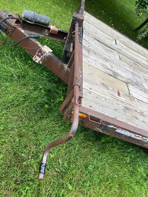 Sale Photo Thumbnail #19: Heavy duty car trailer has Title.
20’ x 7’ car trailer