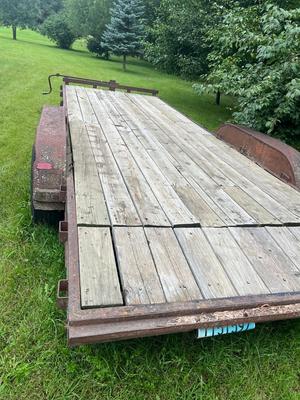 Sale Photo Thumbnail #16: Heavy duty car trailer has Title.
20’ x 7’ car trailer