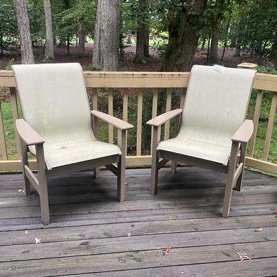 O979 Telescope Resin Patio Chairs