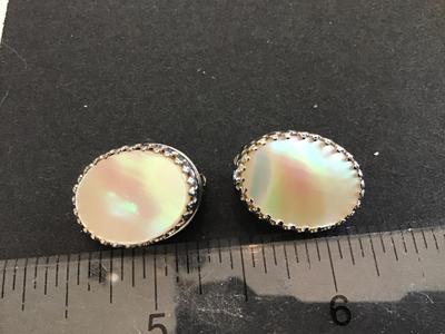 Whiting And Davis Clip on Earrings
