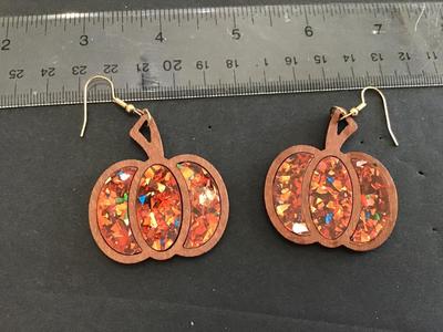 Super Cute Reversible Pumpkin Earrings