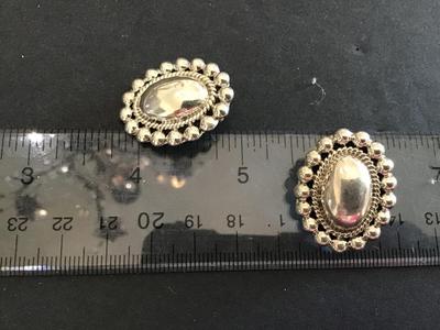 Signed 925 Gorgeous Chunky Clip on Earrings