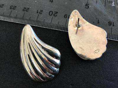 925 Silver Earrings Marked