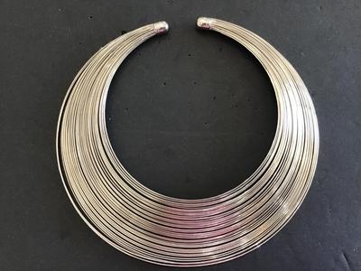 Silver Tone Collar Necklace