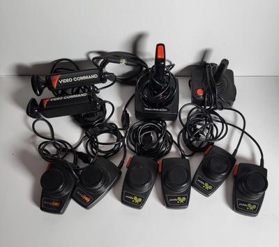 LOT 57L: Various Atari Videogame Controllers for Paddle, Driving Games and Others