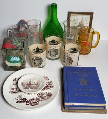 LOT 72L: Vintage Collection of Various Local Items Featuring Woodbury Fire Companies and More