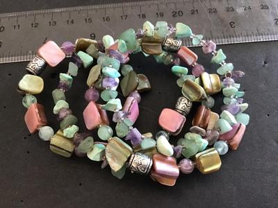Pretty Multi Semi Precious Bracelet