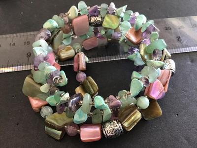 Pretty Multi Semi Precious Bracelet