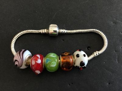 Glass Bead Bracelet