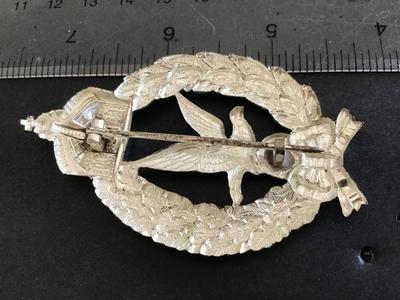 Antique Pin Highly Collectible WWI Air Gunner Badge