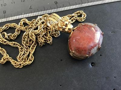Vintage Semi Precious Statement Necklace