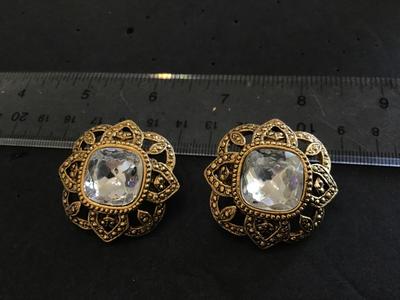 Vintage Avon Statement Clip on Earrings