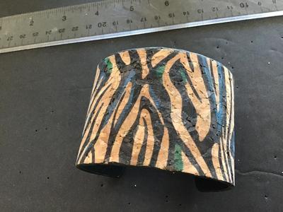 Unique Wide Cuff Animal Print. New