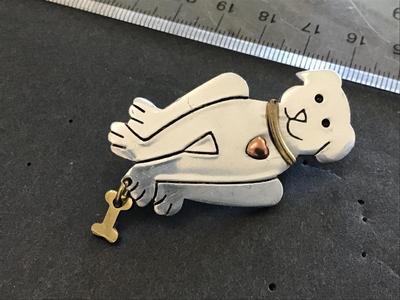 Puppy Brooch