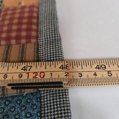 LOT 68P: Hand-Made Christmas Decor Including Two Stockings, Table Runners, Coasters, and More