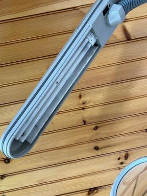 LOT 85P: Ott-Lite Floor Lamp Crafting Light w Magnifying Glass and Craft Tray / Pin Cushion