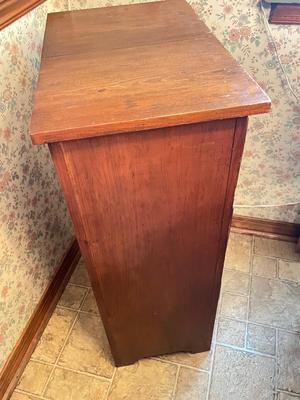 LOT 88K: Three-Tier Wooden Potato / Vegetable / Bread Bin