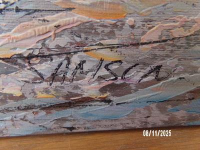 Wall decor, original painting by “Samson”, signed. on canvas